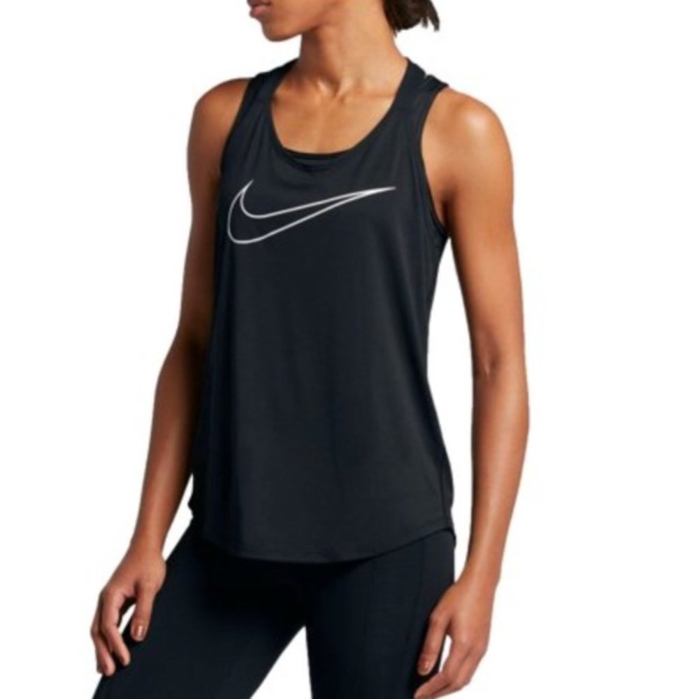 NWT Nike | Elastika Double Strap Tank | Black | Size XS